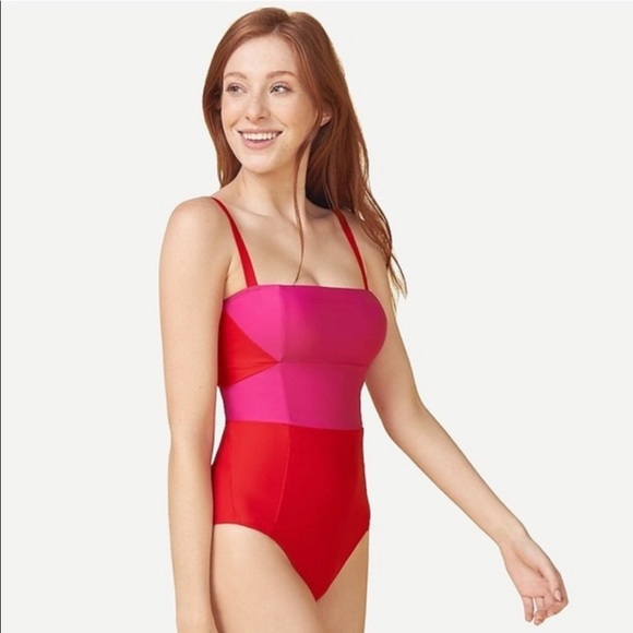 summersalt Other - Summersalt Sunbather Color Block One Piece Swimsuit